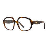 LOEWE Acetate Irregular Shape Eyeglass Frames Women's Tortoiseshell