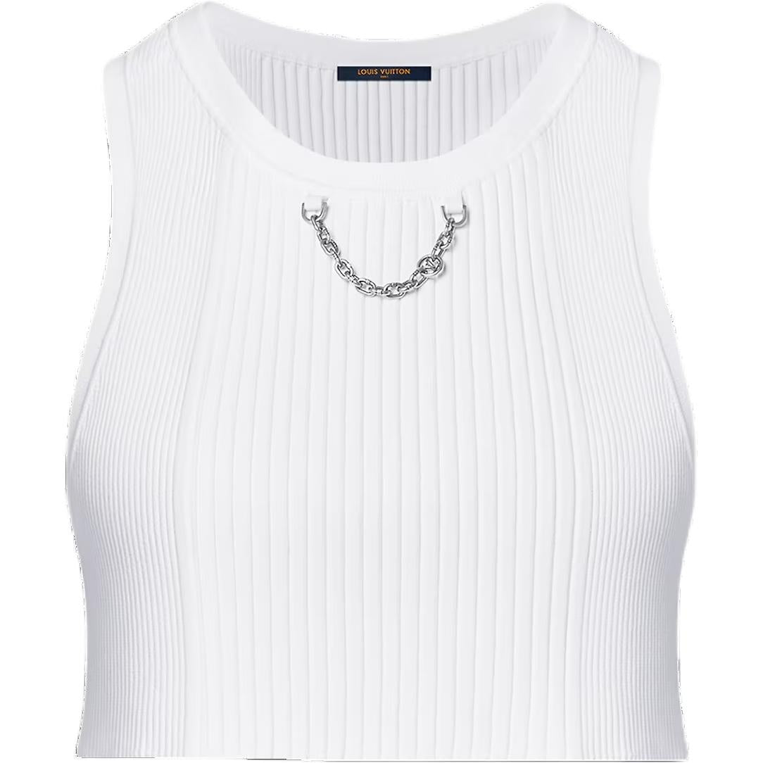 LOUIS VUITTON Ribbed Crop Top