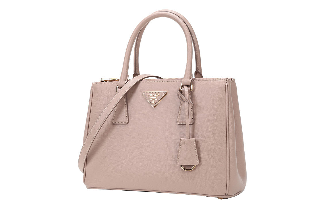 PRADA Cow Leather Handbag Crossbody Bag Shoulder Bag Regular Women's Apricot