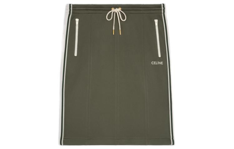 CELINE Casual Short Skirts Women's Khaki