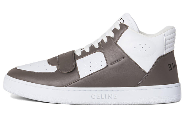 CELINE CT 02 Low Top Stylish Skateboarding Shoes Women's White Gray