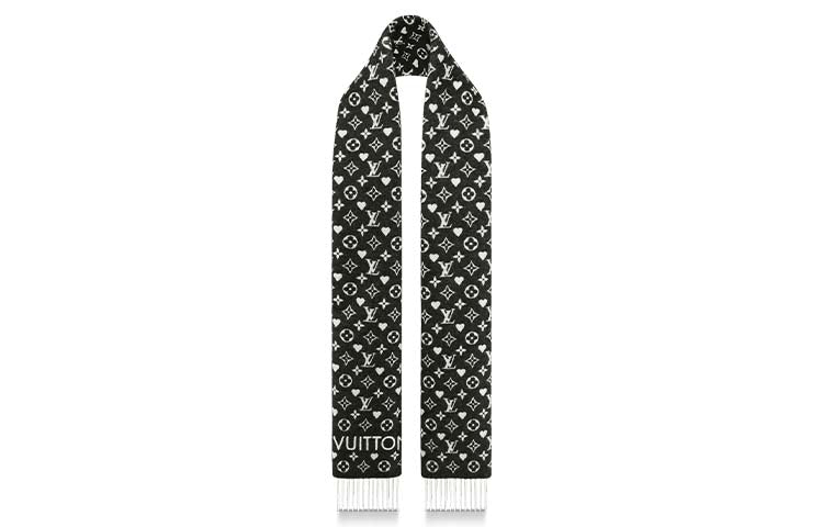 LOUIS VUITTON Game On Cashmere Knit Scarves Unisex