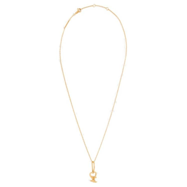 CELINE Brass Necklaces Women's Gold