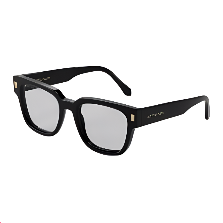 LOUIS VUITTON Acetate Square Eyeglass Frames Men's Black