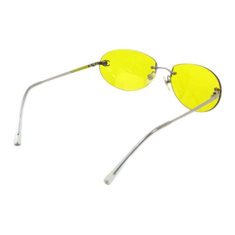 CHANEL 1990 2000s Oval frame Sunglasses