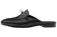 HERMES Kelly Oz Women's Casual Shoes Women's Black