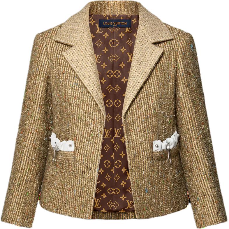 LOUIS VUITTON Lurex Tweed Blazer