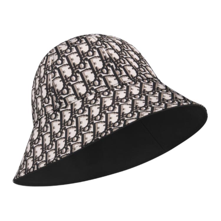DIOR Polyester Bucket Hats Women's Black