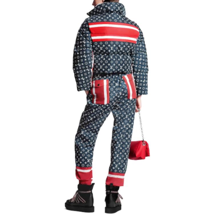 LOUIS VUITTON Tricolor Monogram Puffer Jacket