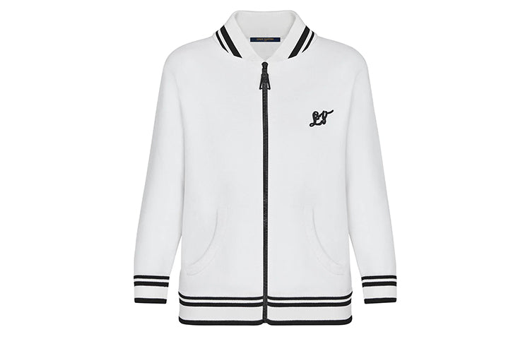 LOUIS VUITTON Baseball Jacket Women's White