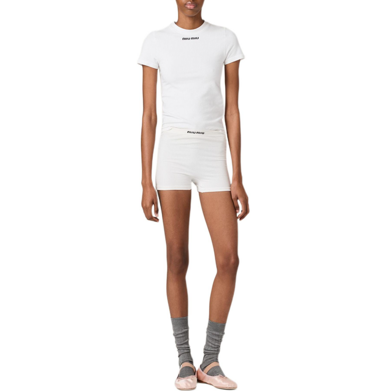 MIU MIU Regular T Shirt Women's White