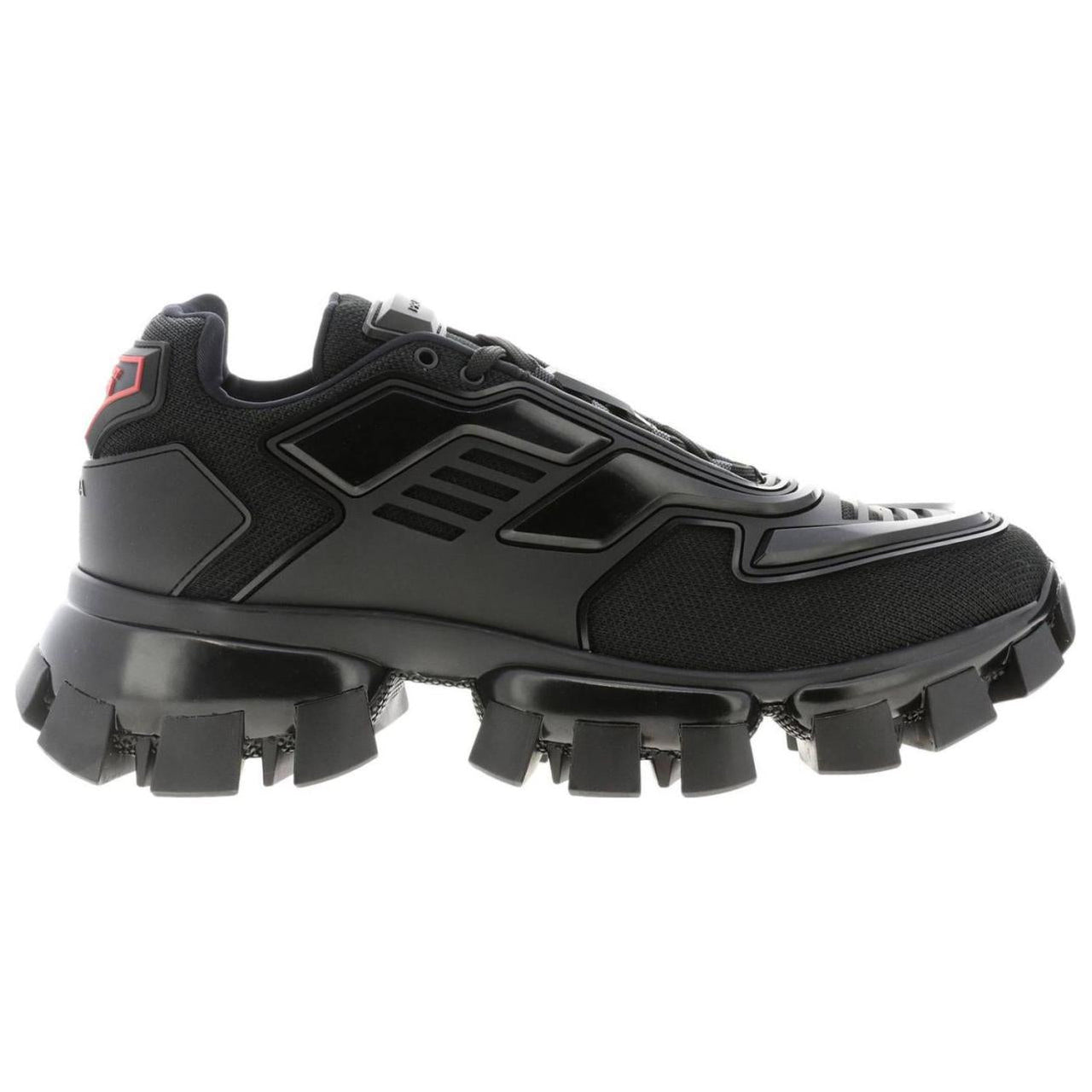 PRADA Cushioning Low-Top Sports Casual Shoes Men's Black