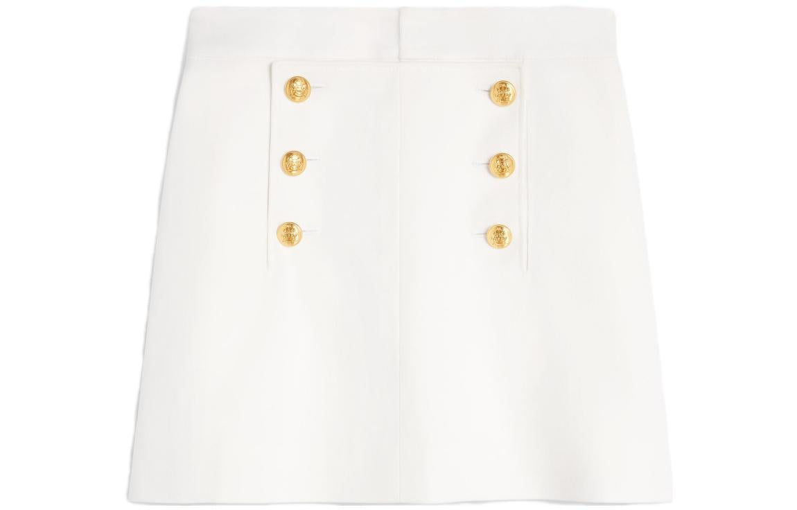CELINE SS23 Casual Short Skirts Women's White