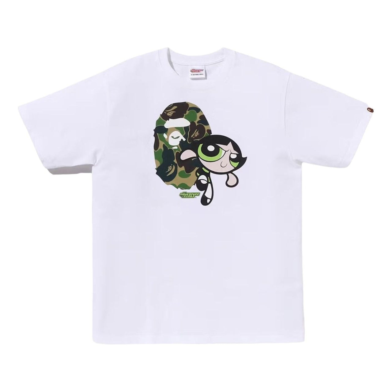 A Bathing Ape X The Powerpuff Girls Buttercup T-Shirt 'White' 0ZXTEM904102P