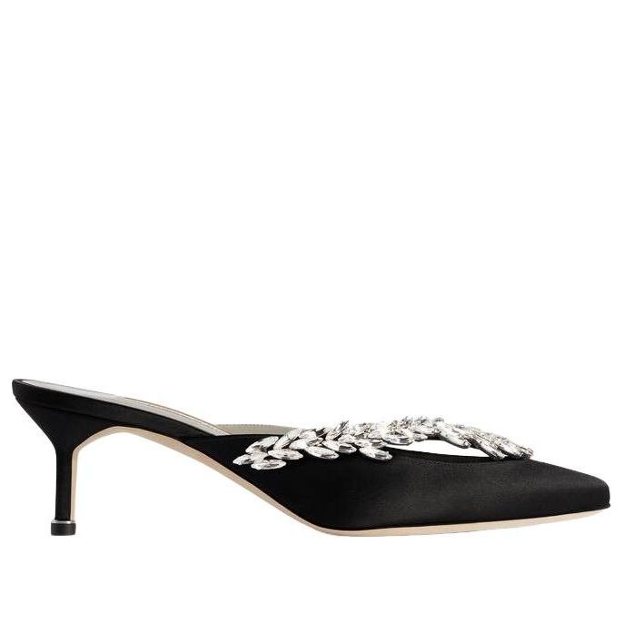 (WMNS) Balenciaga Manolo Blahnik Mule 'Black' A0024LW1WM81089