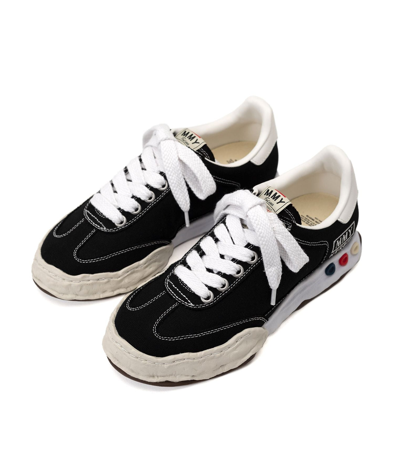 Maison MIHARA YASUHIRO HERBIE OG Sole Canvas Low-top Sneaker 'Black' A09FW704-BLK