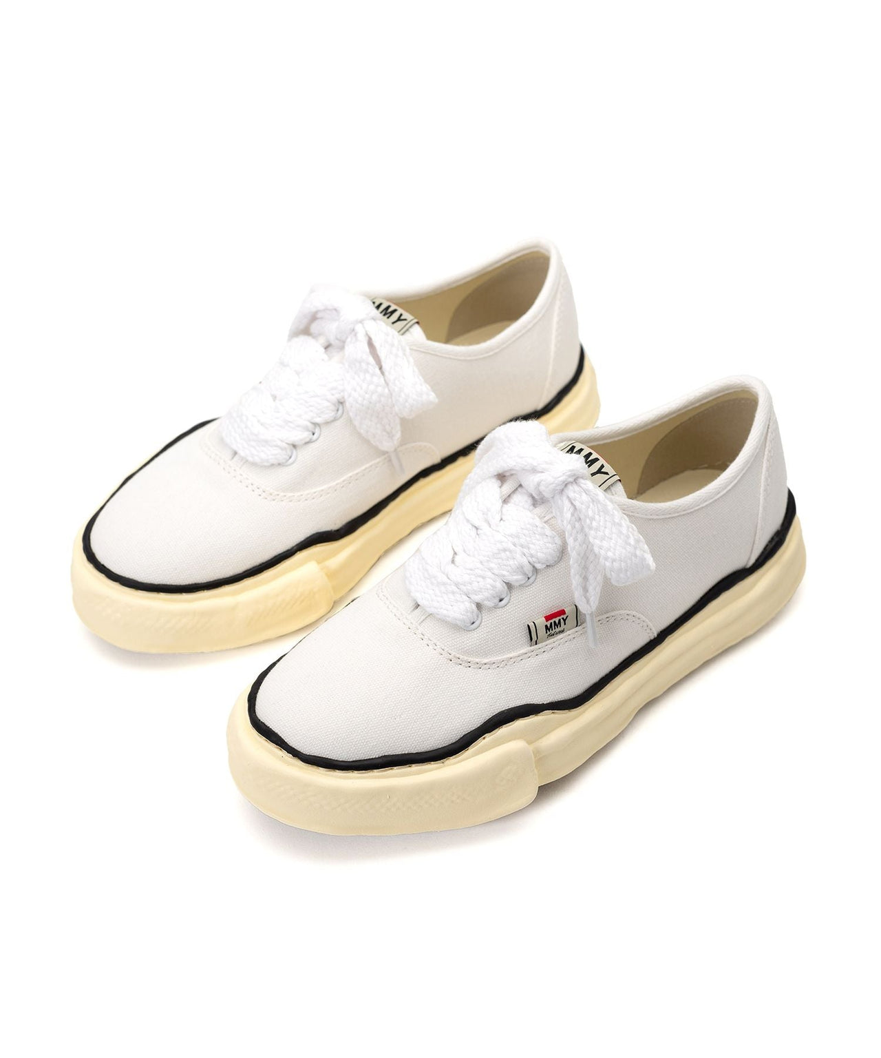 Maison MIHARA YASUHIRO BAKER Vintage-Like OG Sole Canvas Low-top Sneaker 'White' A09FW735-WHT