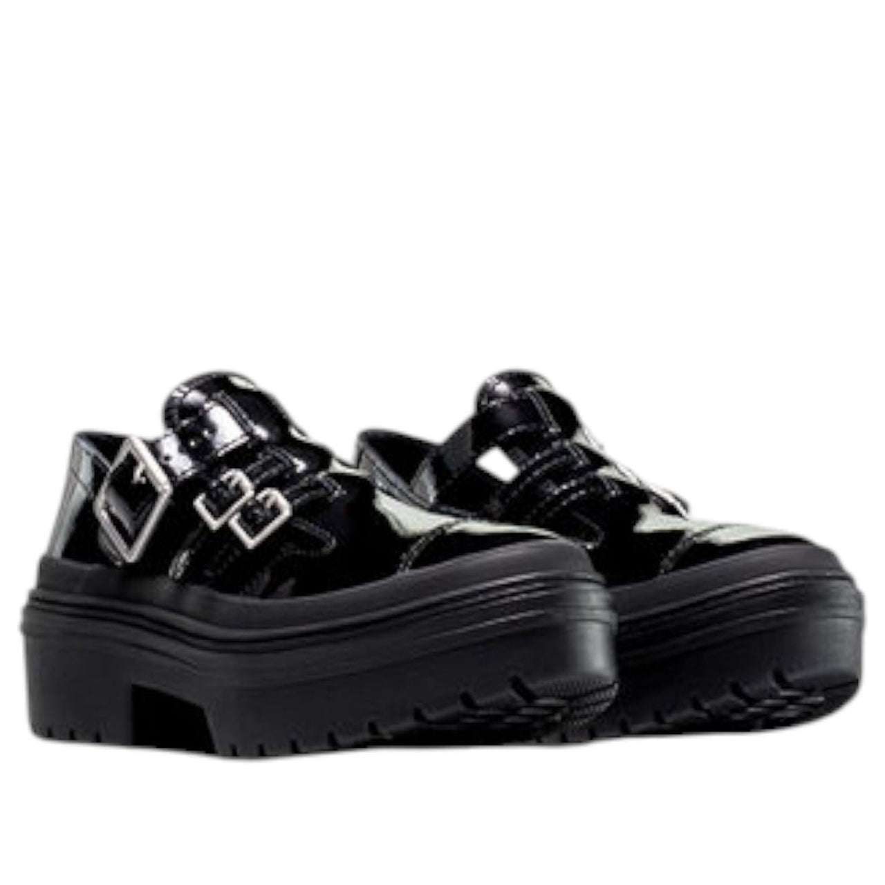 (WMNS) Converse Chuck Taylor All Star Lugged Heel Mary Jane 'Black' A12983C