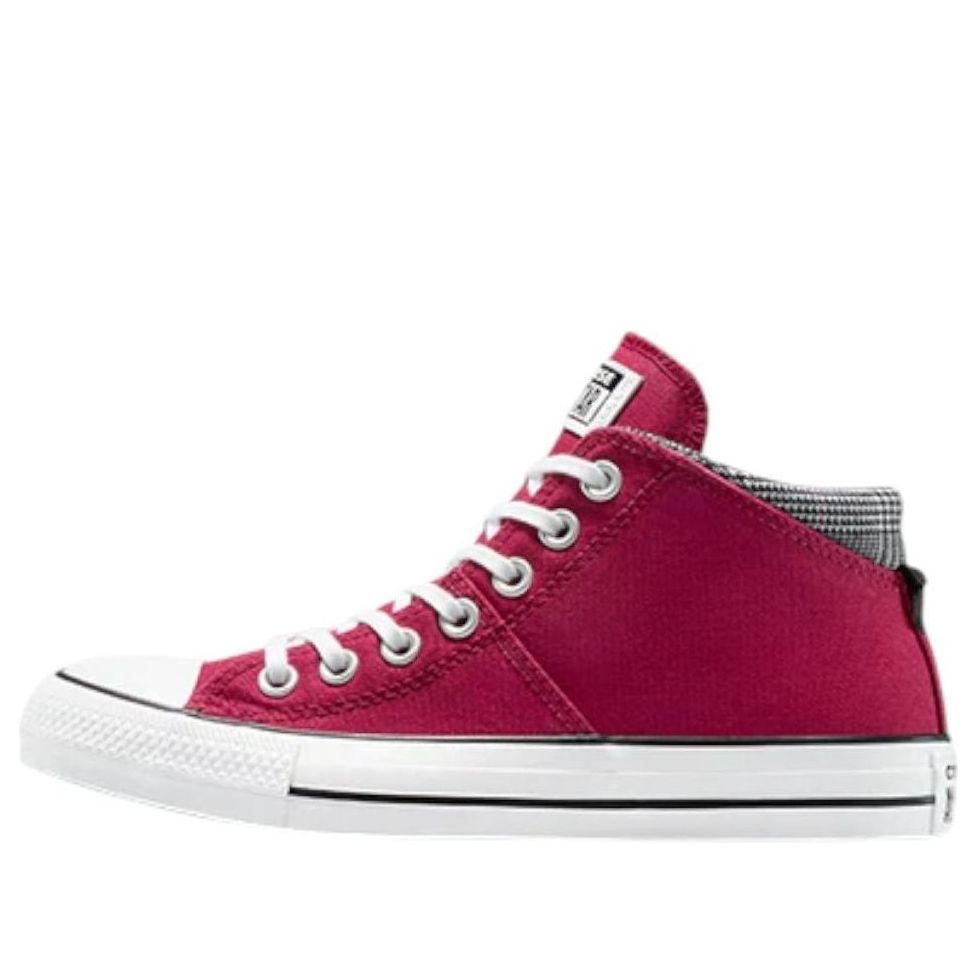 (WMNS) Converse Chuck Taylor All Star Madison Plaid 'Sporty Berry Black White' A15518C