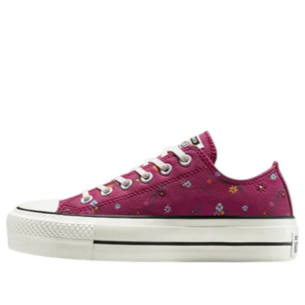 (WMNS) Converse Chuck Taylor All Star Floral Patchwork 'Sporty Berry' A15535C