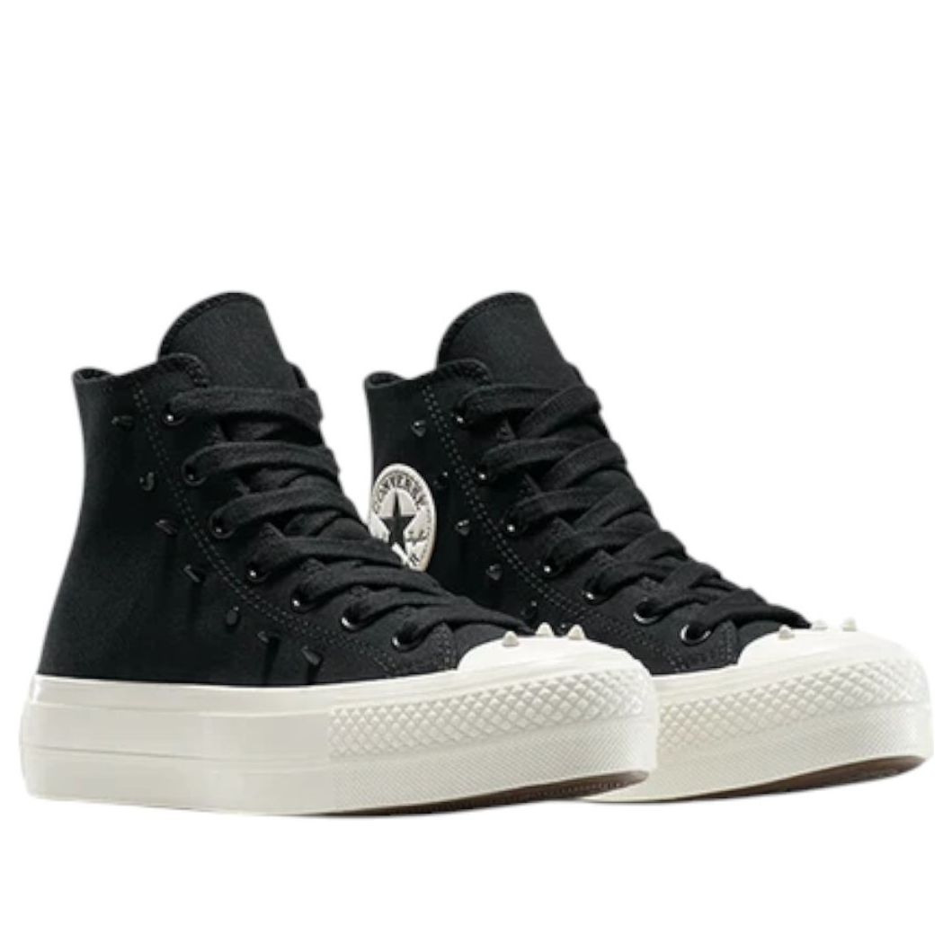 (WMNS) Converse Chuck Taylor All Star Lift Platform Spikes 'Black Vintage White' A15540C