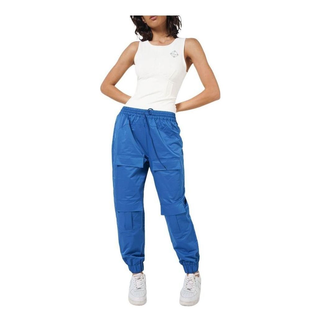 (WMNS) House of Cenmar Cargo-Pockets Pants 'Blue' HOC-WBV