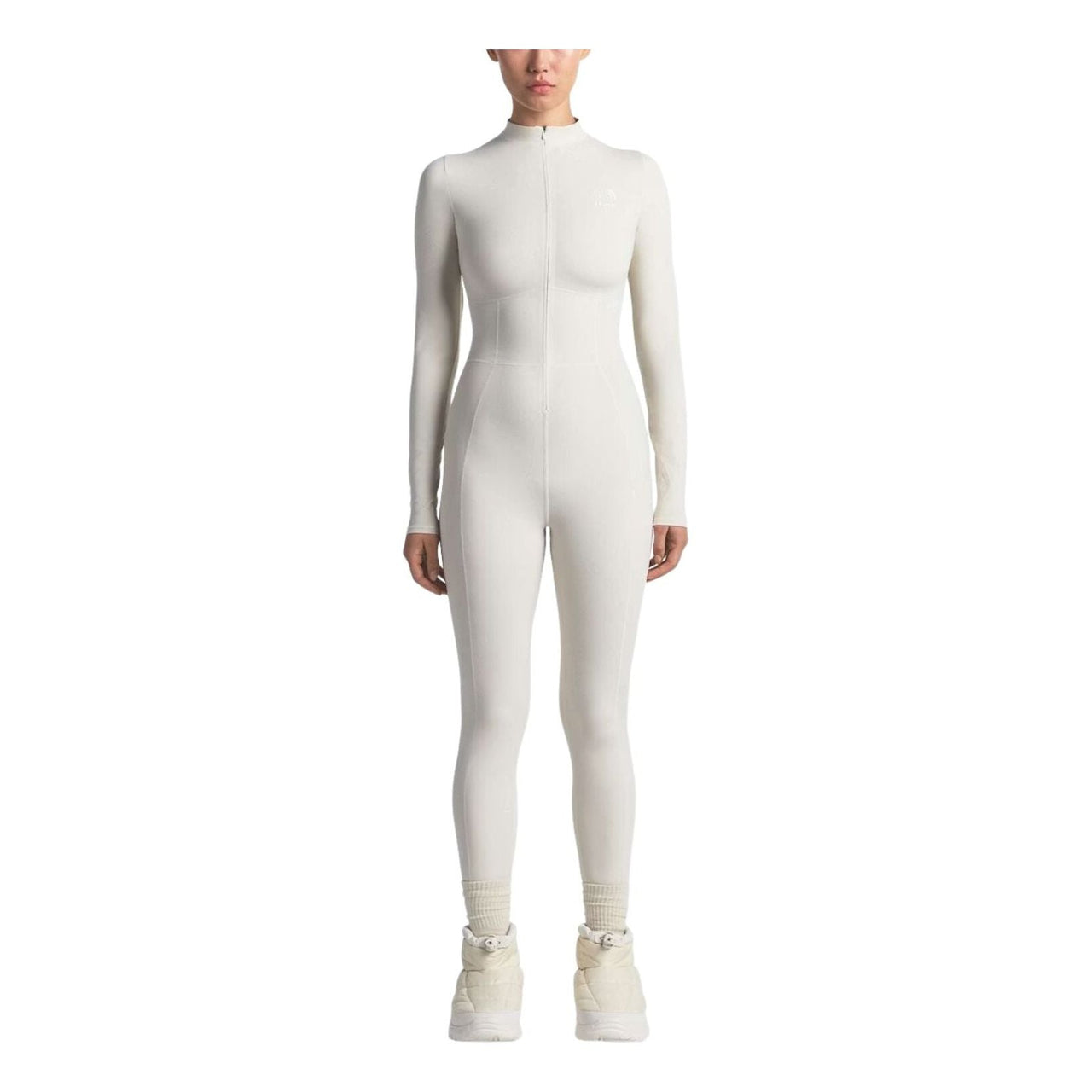 (WMNS) The North Face x SKIMS FW25 Refina BodySuit 'Bone' NF0A8EDS-I3S