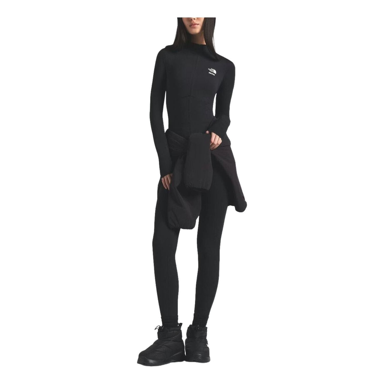 (WMNS) The North Face x SKIMS FW25 Refina BodySuit 'Onyx' NF0A8EDS-I3X
