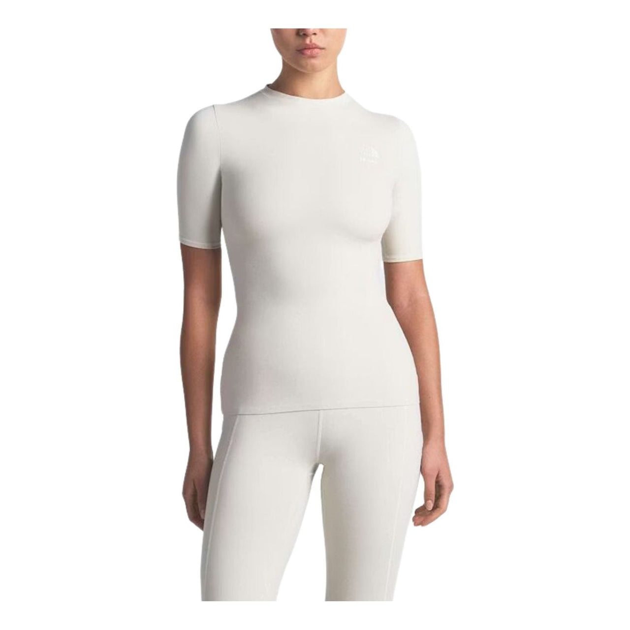 (WMNS) The North Face x SKIMS FW25 Refina Short Sleeve Top 'Bone' NF0A8JJQ-I3S