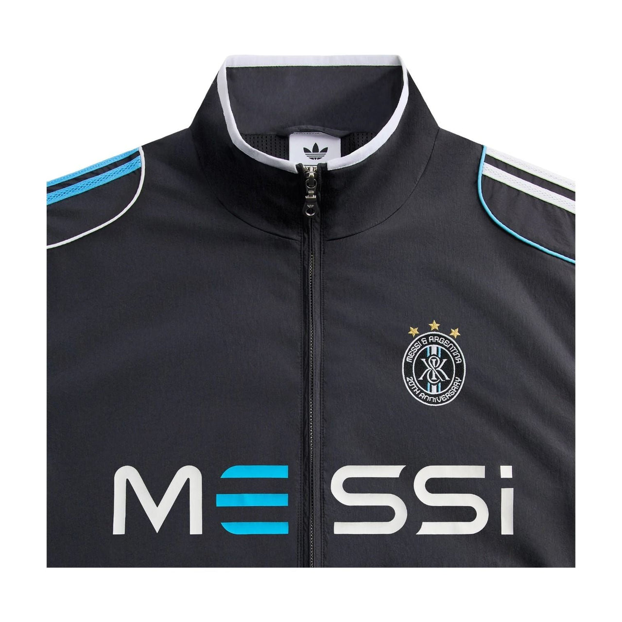 KITH x Messi for adidas Football Nylon Track Jacket 'Black' ADKR0056