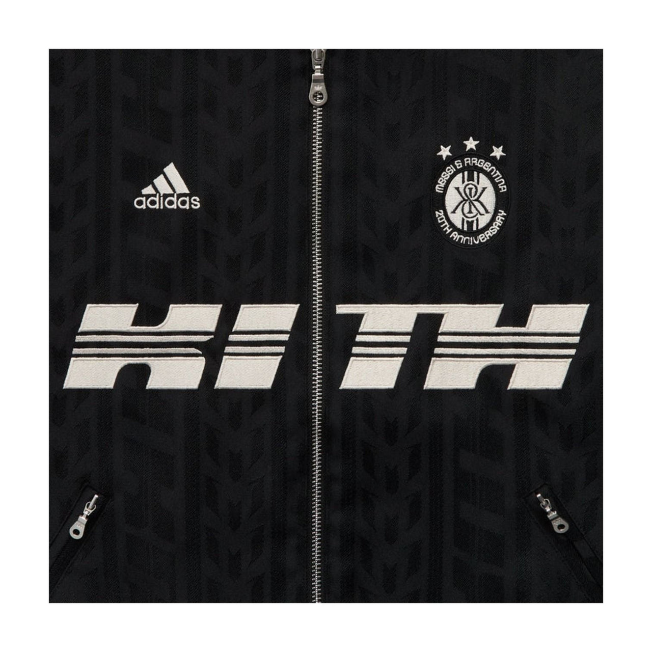 KITH x Messi for adidas Football Bomber Jacket 'Black' ADKR0071