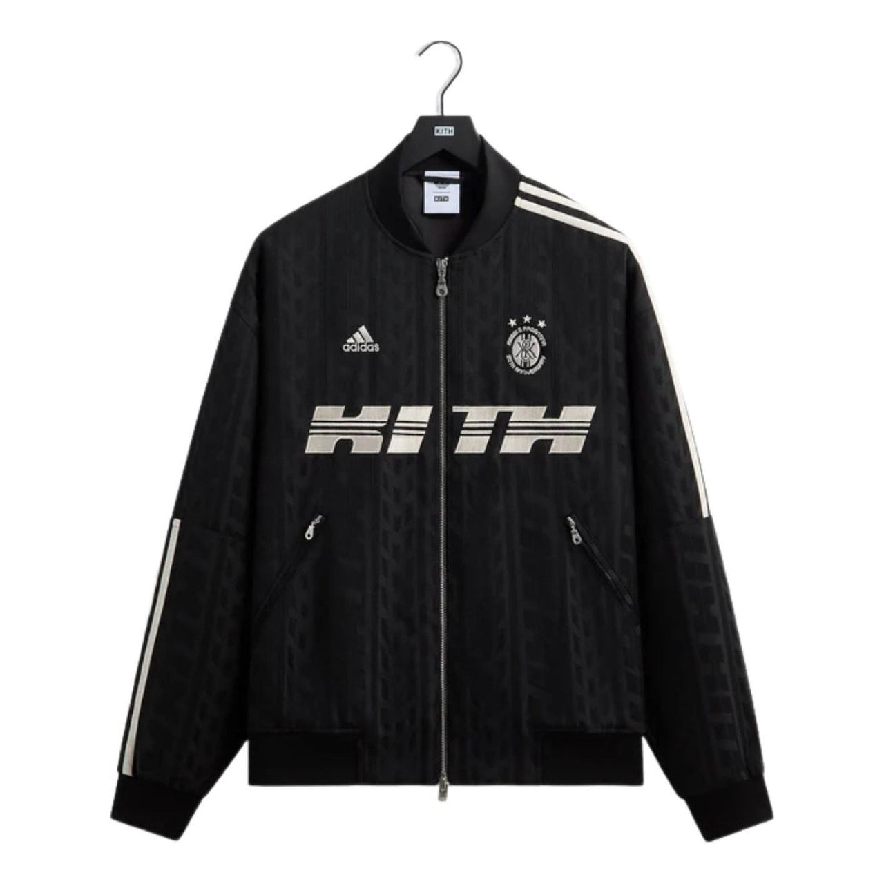 KITH x Messi for adidas Football Bomber Jacket 'Black' ADKR0071
