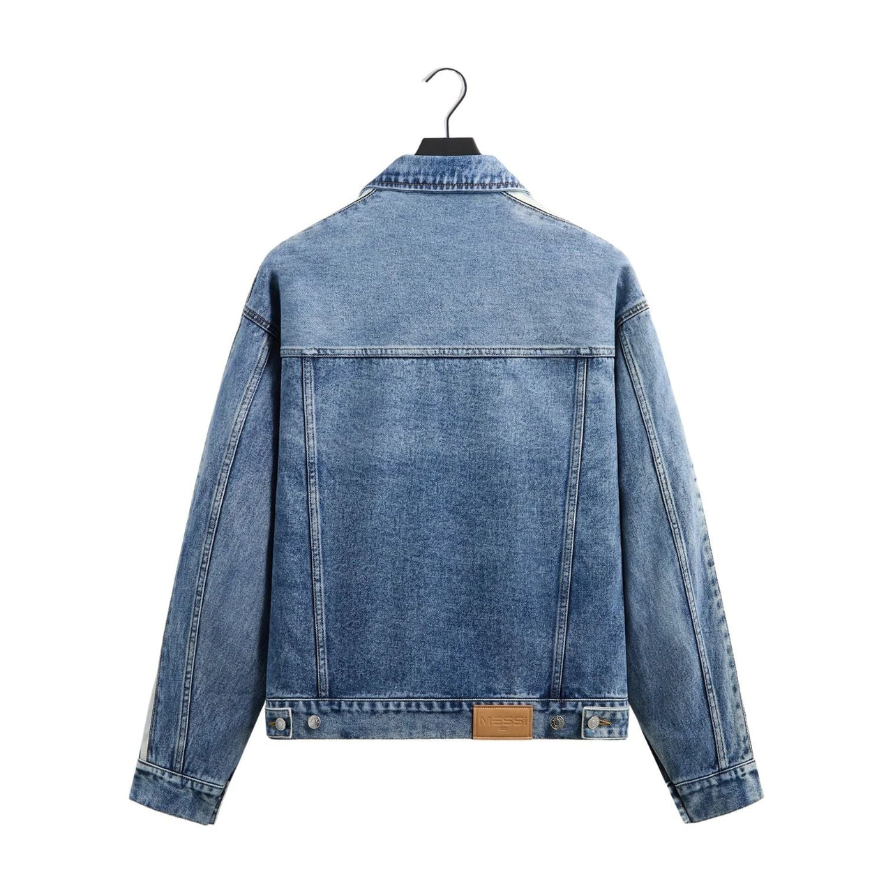 KITH x Messi for adidas Football Denim Jacket 'Aurora Ink' ADKR0106