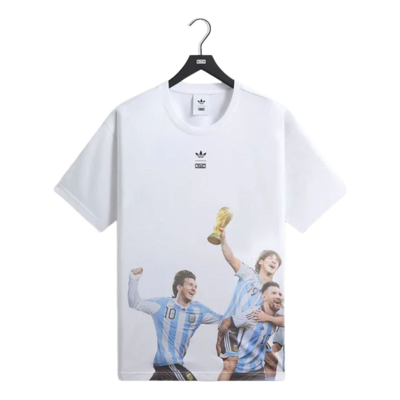 KITH x Messi for adidas Football World Cup Graphic T-Shirt 'White' ADKU4261