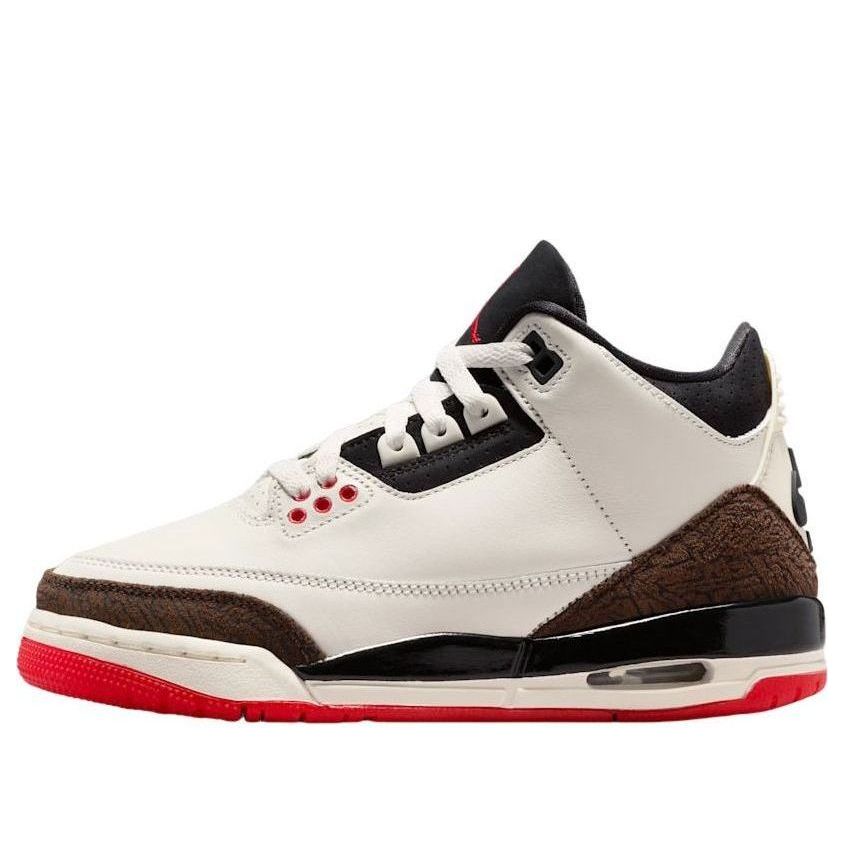 (GS) Jordan 3 Retro 'Sail Black University Red Pale Ivory Palomino' DM0967-103