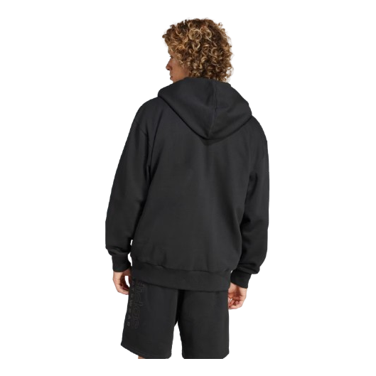 adidas ALL SZN Fleece Full-Length Zipper Hoodie 'Black' IX1249