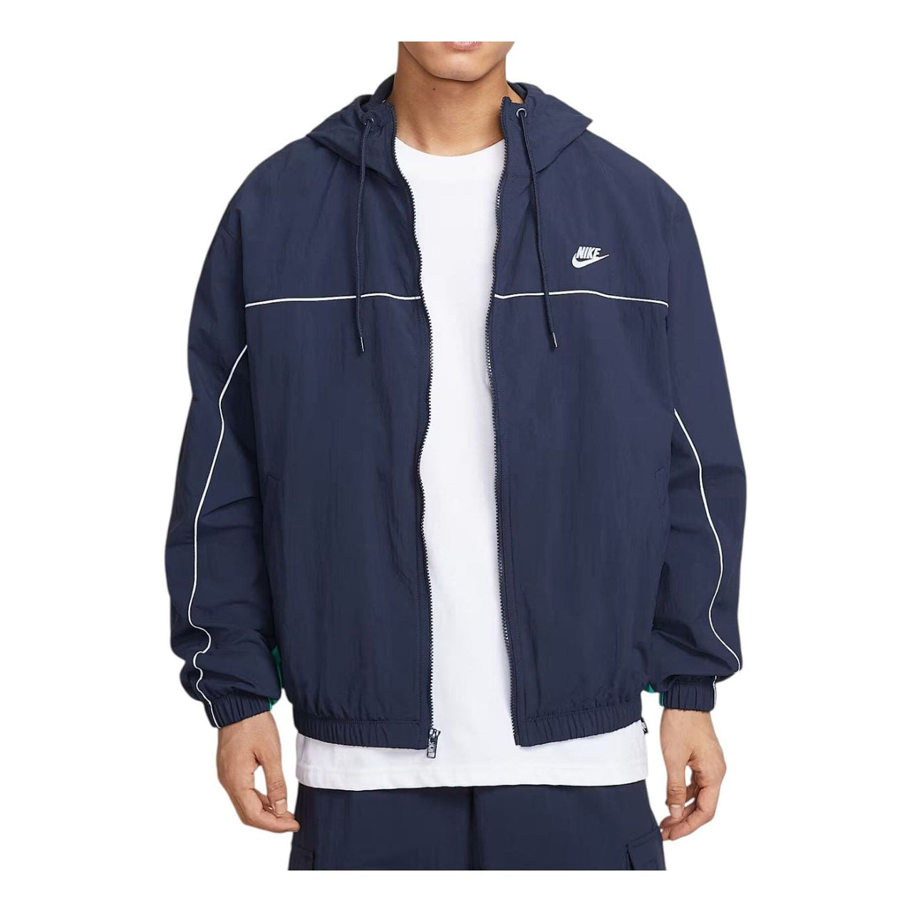 Nike Club Hooded Loose-Fit Jacket 'Obsidian' HJ2013-451