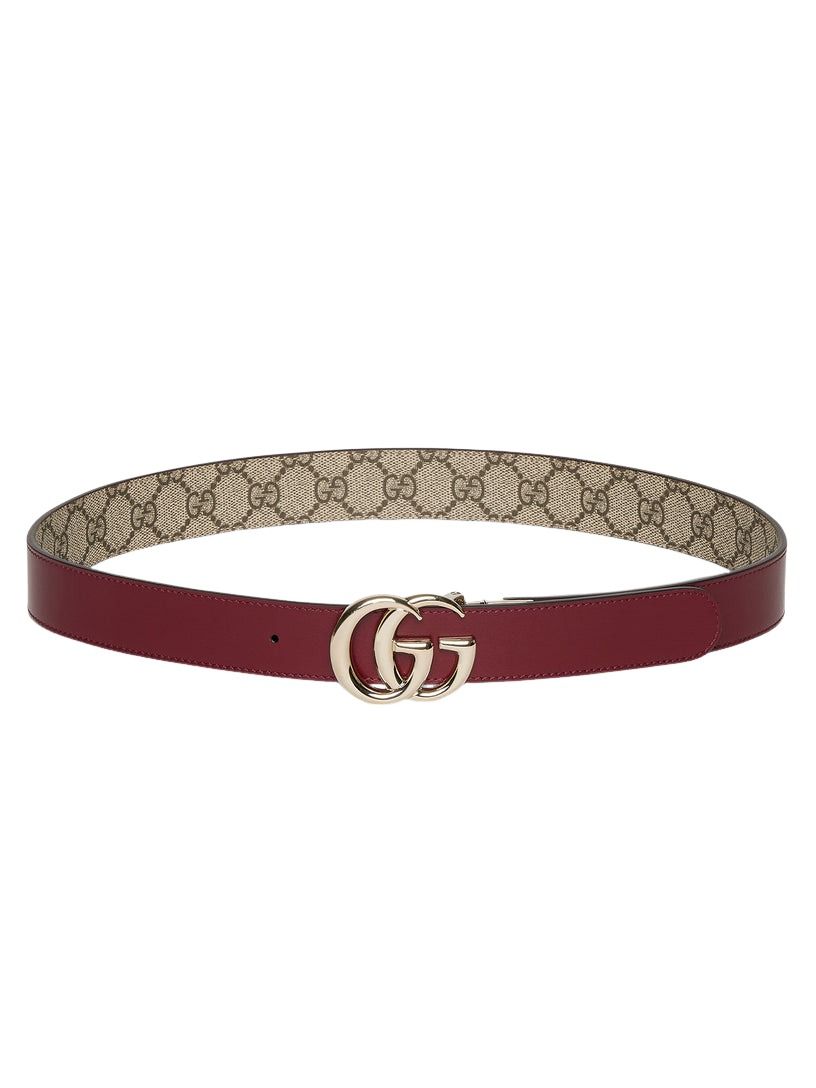 (WMNS) Gucci 25 GG Marmont Reversible Belt 'Beige' 659417-92TIG-9792