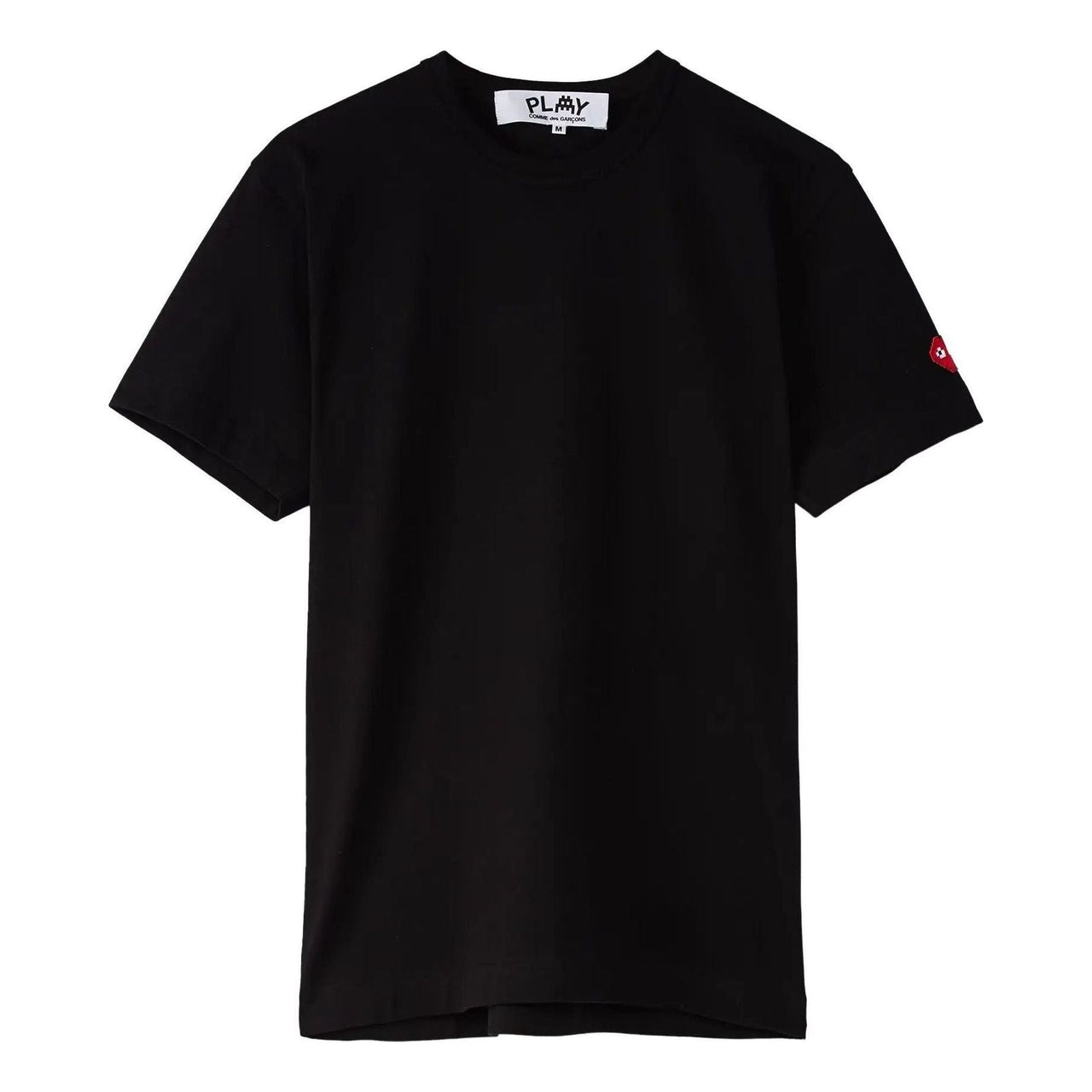 COMME des GARCONS PLAY FW25 Double Heart T-Shirt 'Black' AZ-T328-051-1