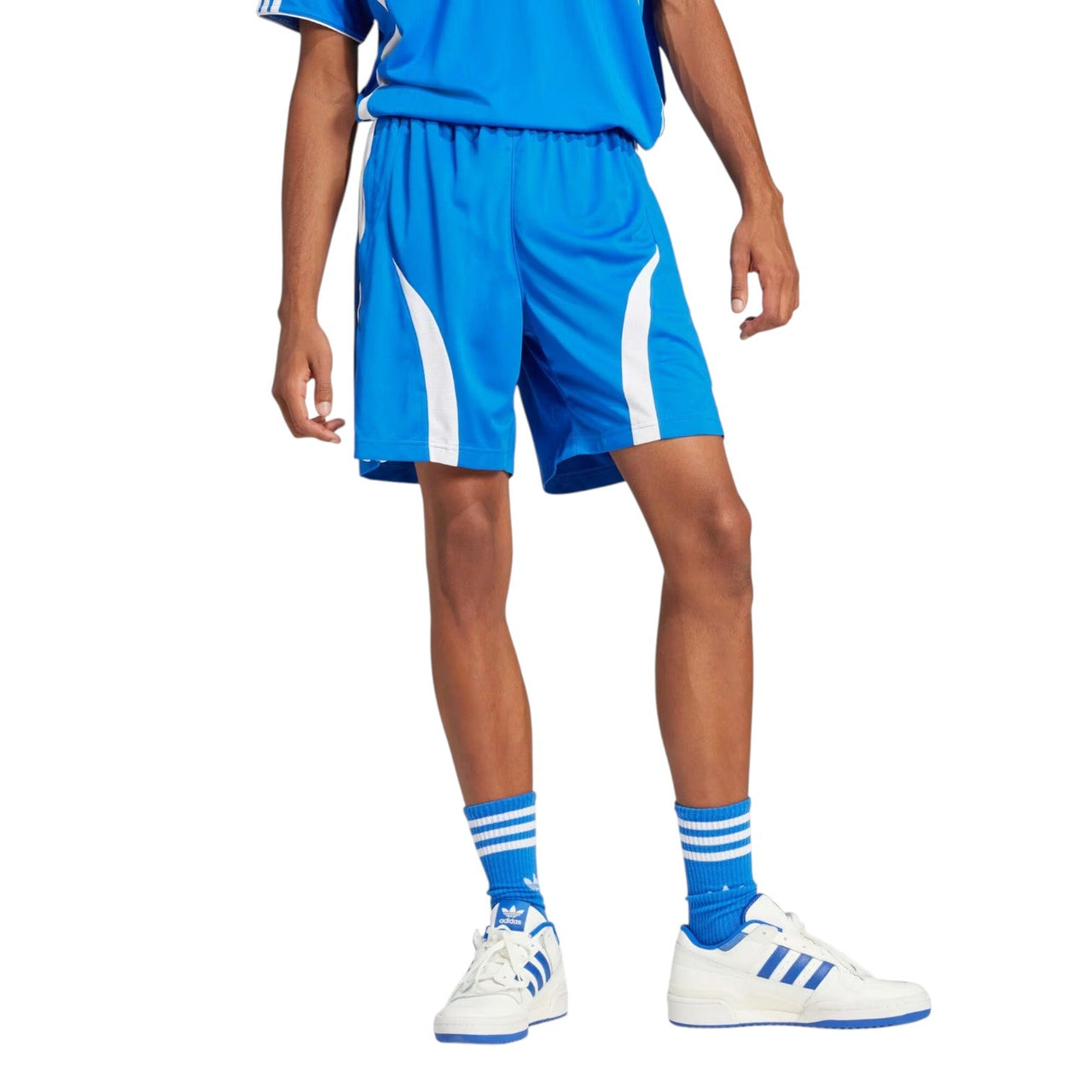 adidas Adicolor Teamgeist Shorts 'Blue White' JP1123