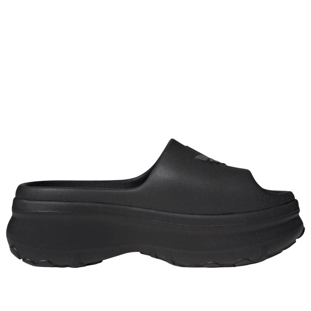 (WMNS) adidas adiFOM Stan Smith Slides Asia Sizing 'Core Black Grey Six' JI2610