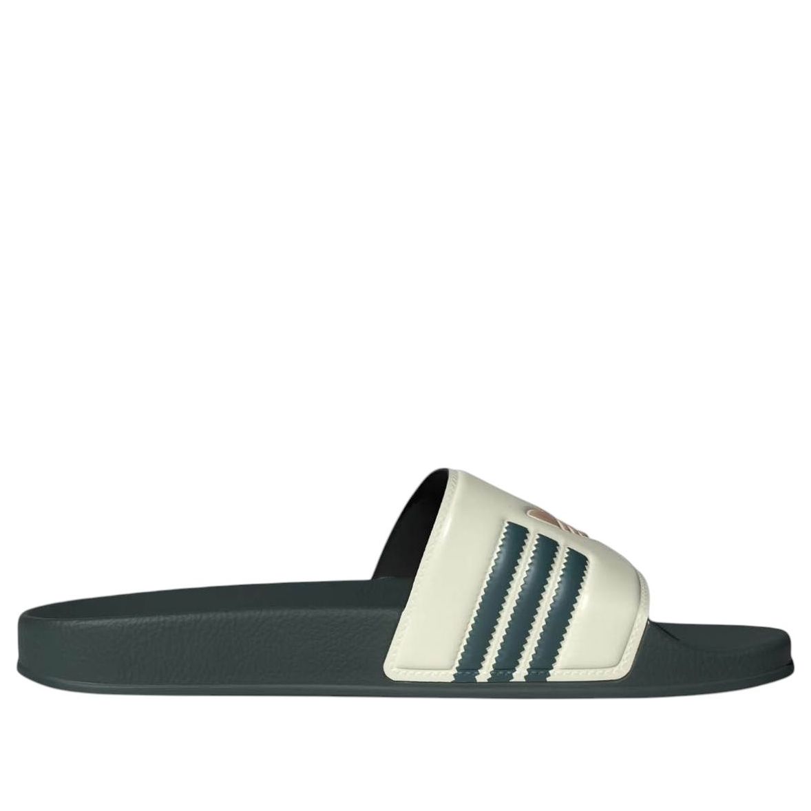 adidas Adilette Slides Asia Sizing 'Cream White Mineral Green' JH7764