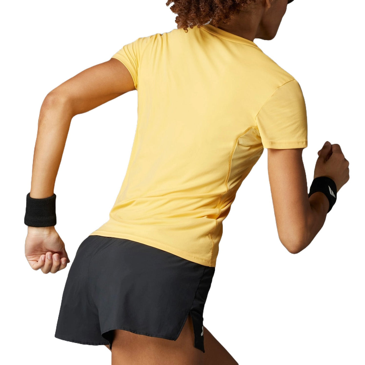 (WMNS) adidas Adizero Essentials Running T-shirt Asia Sizing 'Yellow' IR7125