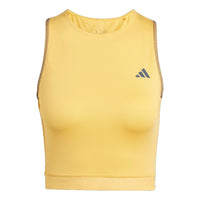 (WMNS) adidas Adizero Running Crop Tank 'Yellow' IN1171