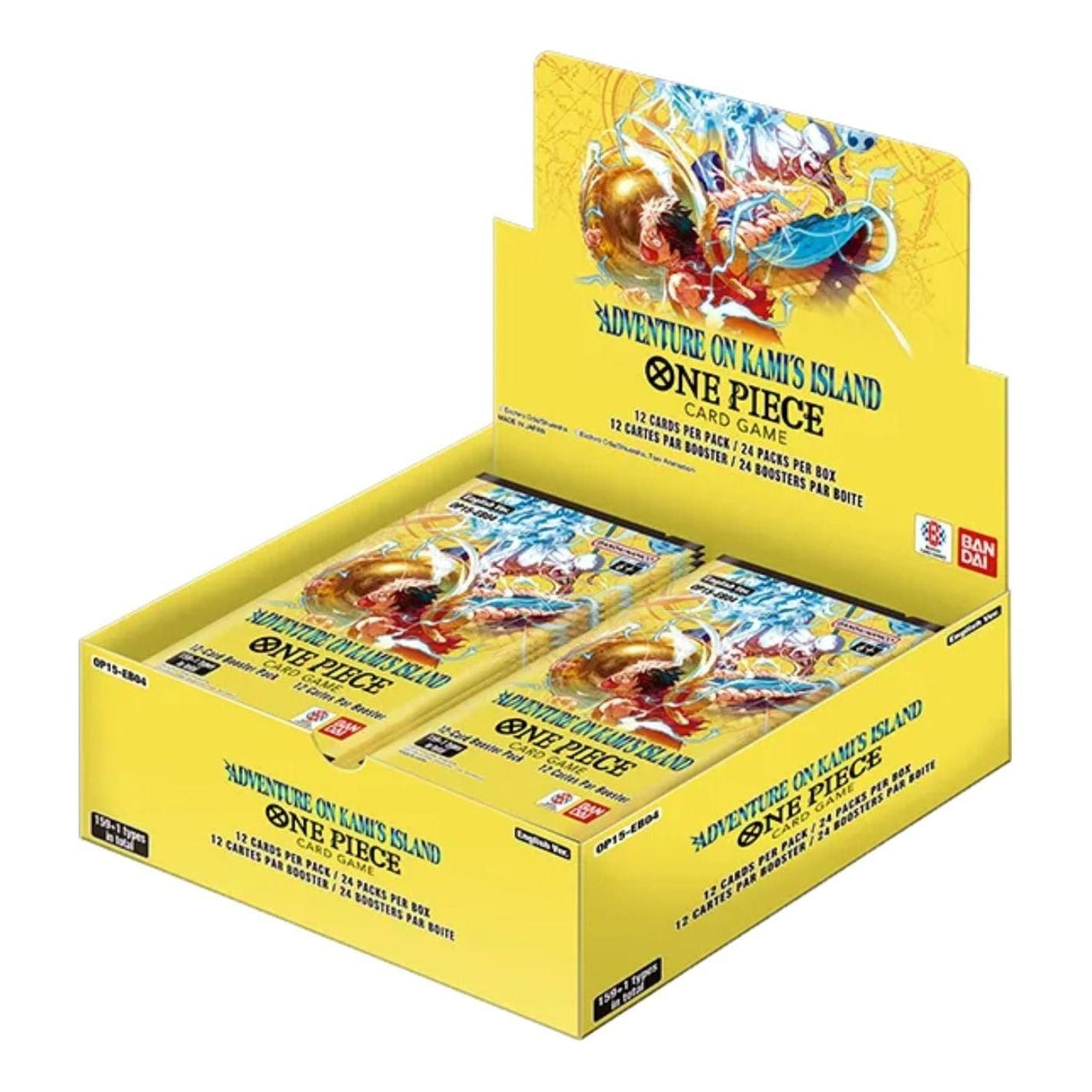 One Piece Card Eng. Adventure on Kami's Island Booster Box Case 810158838451
