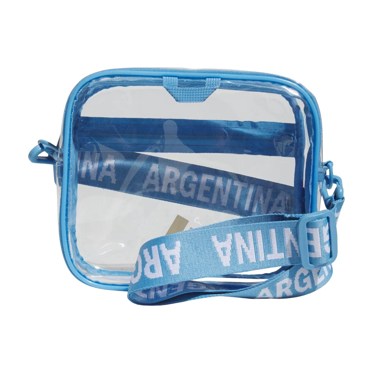 adidas Argentina Clear Crossbody 'Light Blue Gold Metallic' JL4164