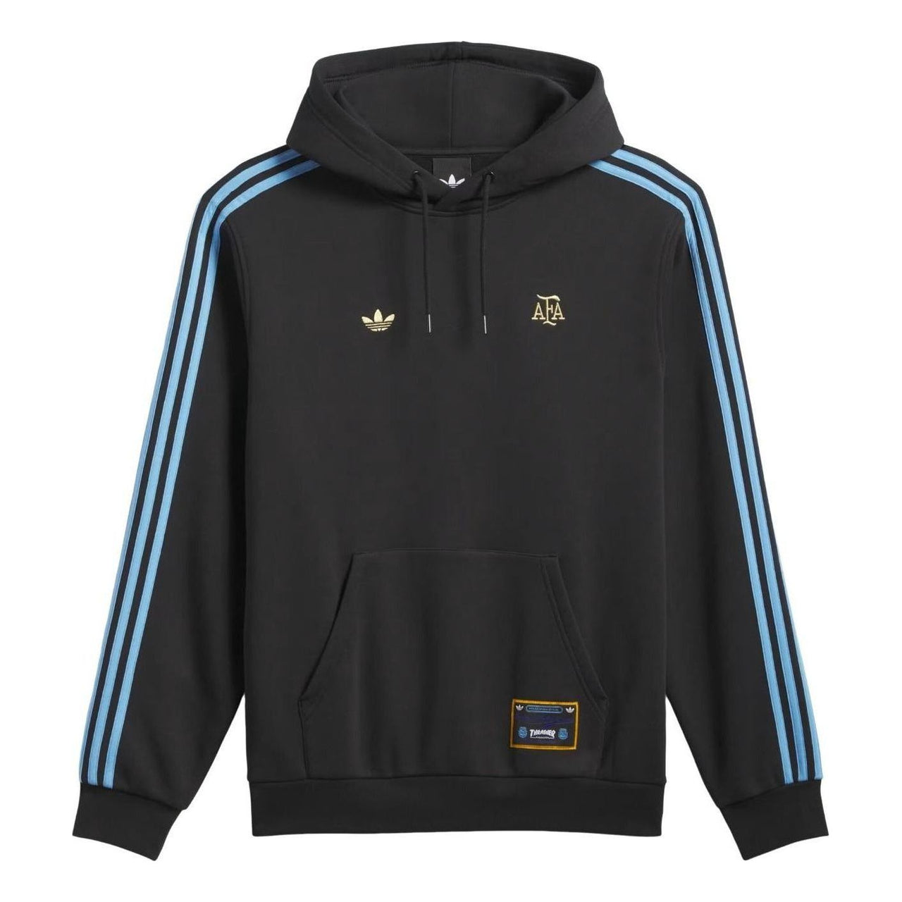 adidas Argentina x Thrasher Hoodie 'Black' KX4547