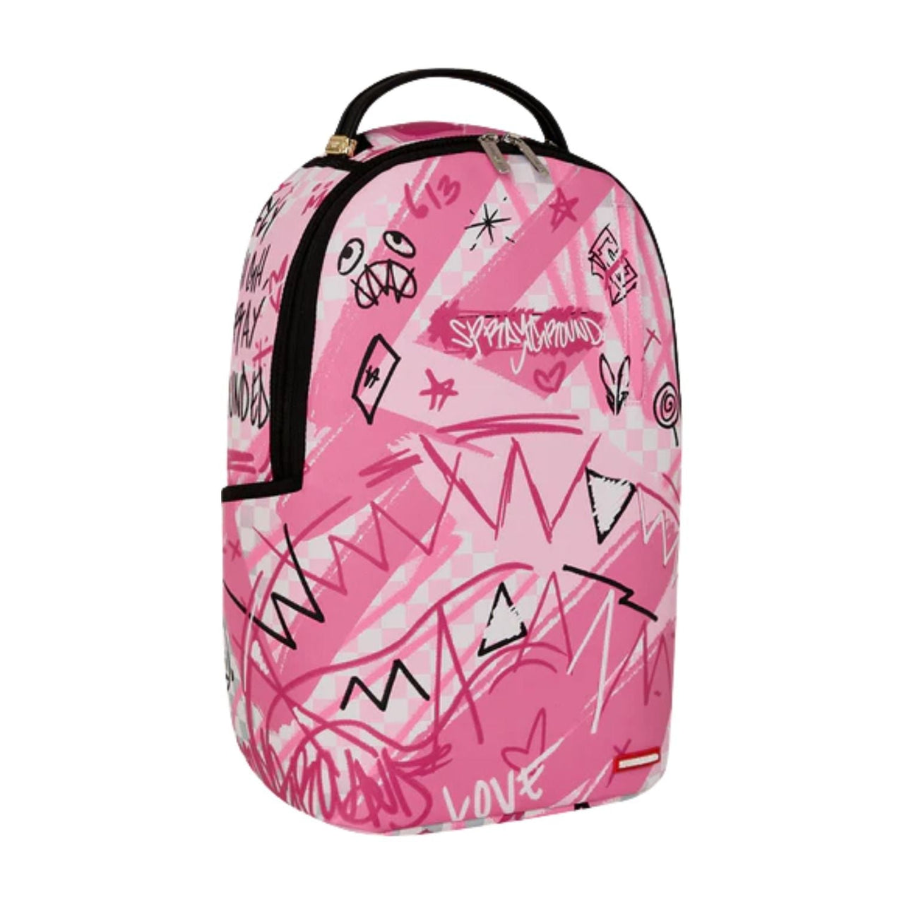 Sprayground Broken Hearts Club Backpack 'Pink' B8672