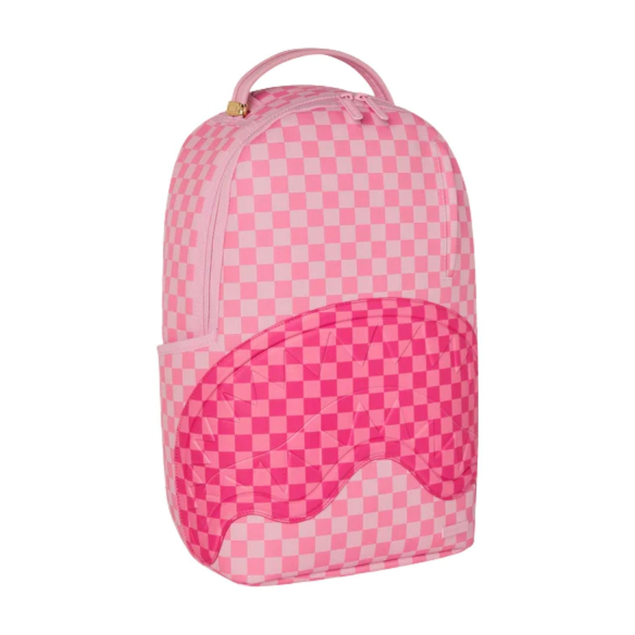 Sprayground Pink Sharks In Paris Patch Backpack 'Pink' B8717