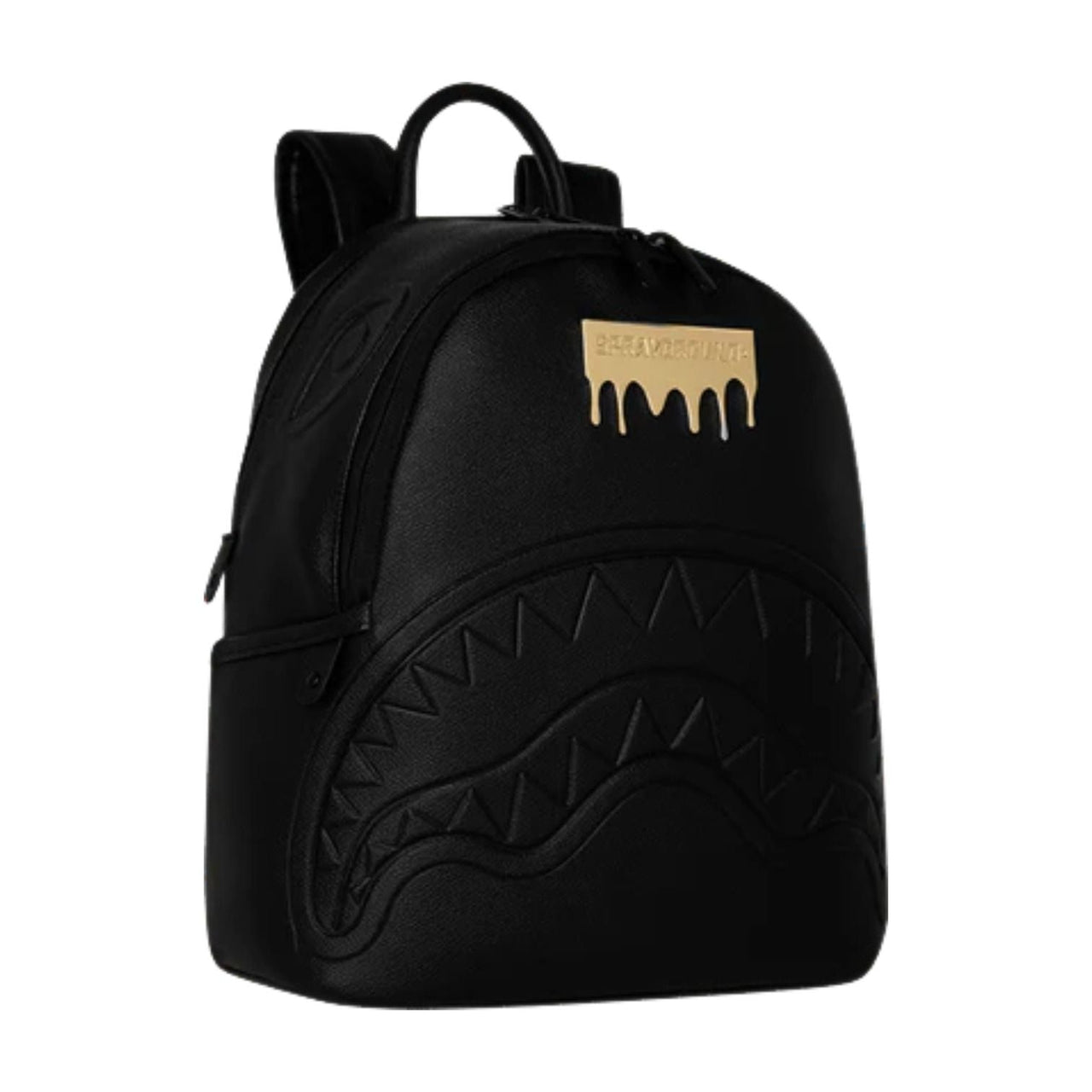 Sprayground Gold Brick Drip Savage Backpack 'Black' B9038